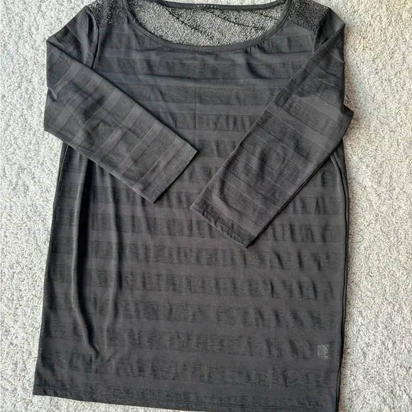 Sisley Black Long Sleeve Lace Top - Picture 7 of 10